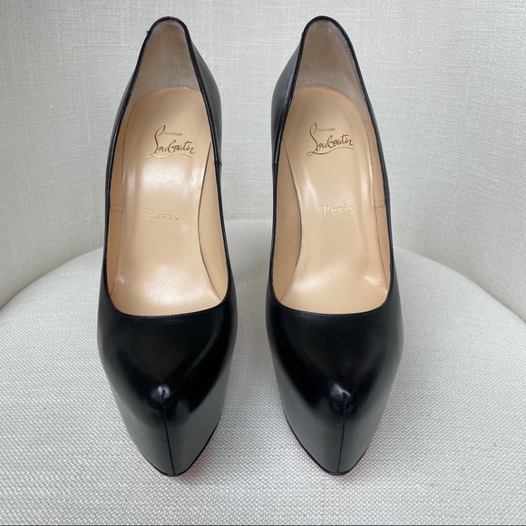 Christian Louboutin Shoes - Christian Louboutin Black Daffodile 160 Leather